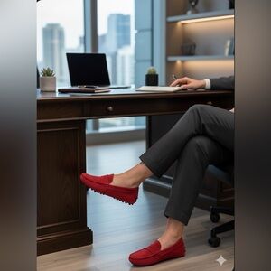 NWOB Tod’s Gommino Suede Driving Shoe Sz 6.5